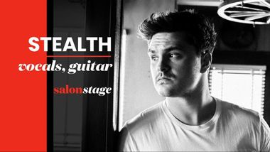 Soulful singer-songwriter Stealth performs acoustic version of his raspy blues hit "Judgement Day"