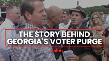 Watch journalist Greg Palast reveal how Georgia pulled off its mass voter purge