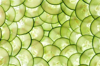 Cucumber slices