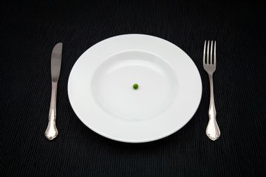 diet of a pea on a plate; eating disorder; disordered eating