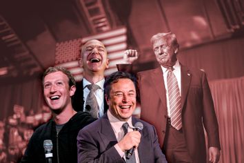 Donald Trump; Jeff Bezos; Mark Zuckerberg; Elon Musk