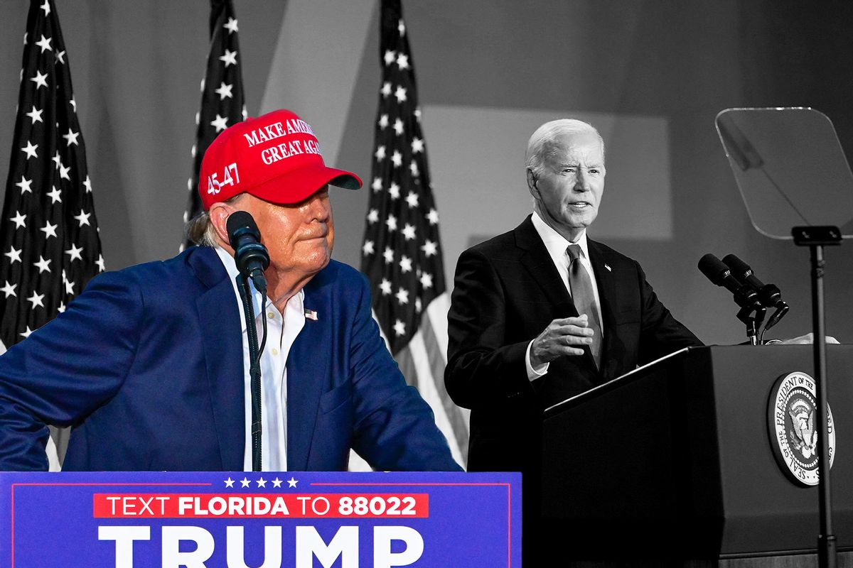 Donald Trump and Joe Biden (Photo illustration by Salon/Getty Images)