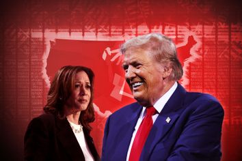 Donald Trump and Kamala Harris