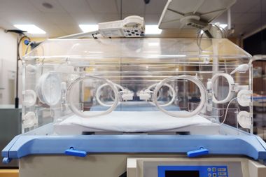 Empty Hospital Medical Incubator