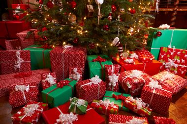 Gifts under the Christmas tree