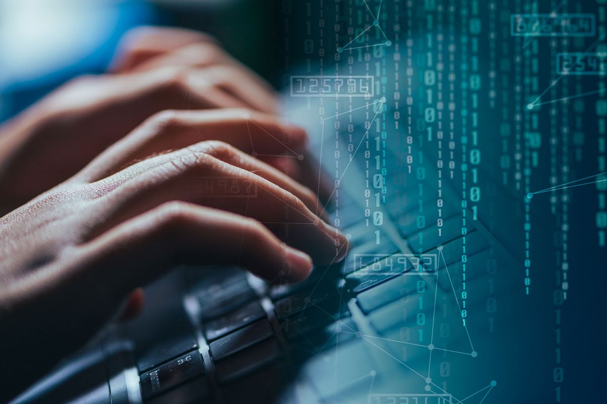 Typing at a laptop, hacking (Getty Images/Narumon Bowonkitwanchai)