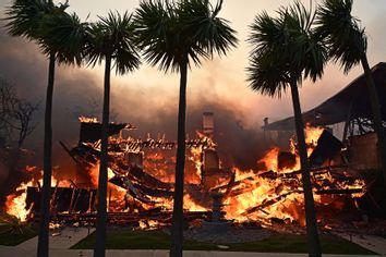 LA Wild Fire Wildfire Palisades Fire California house burnt down