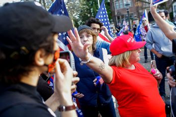 MAGA Trump Supporter Confrontation