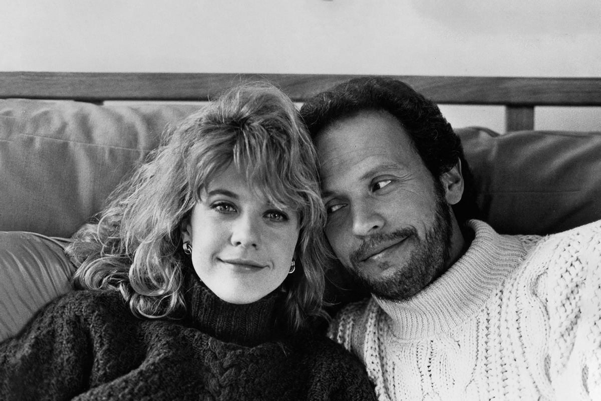 Meg Ryan and Billy Crystal pose for the movie "When Harry Met Sally" circa 1989. (Hulton Archive/Getty Images)