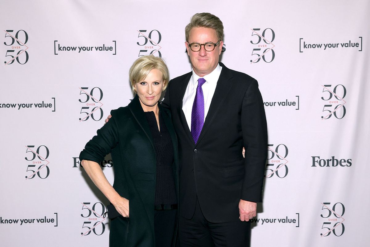 Mika Brzezinski and Joe Scarborough attend Forbes x Know Your Value 50 Over 50 on December 15, 2021 in New York City. (Dia Dipasupil/Getty Images)