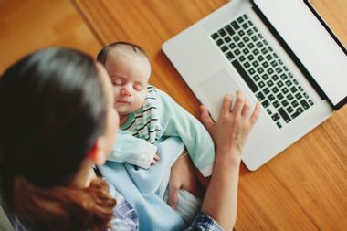 Multi-tasking mum