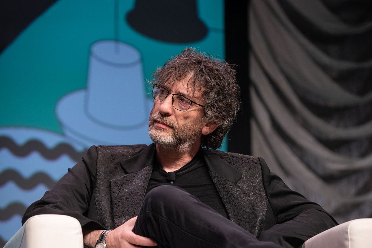 Author Neil Gaiman is interviewed during the 2019 SXSW Conference and Festival at the Austin Convention Center on March 09, 2019 in Austin, Texas. (Jim Bennett/WireImage/GEtty Images)