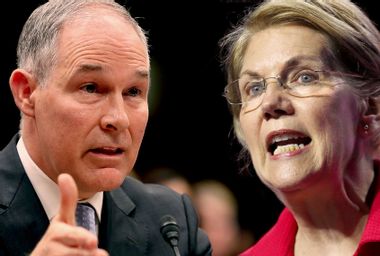 Scott Pruitt; Elizabeth Warren