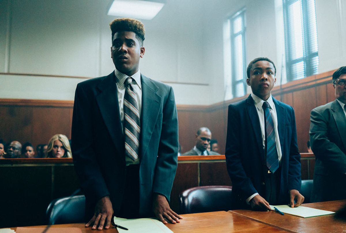 Jharrel Jerome and Asante Blackk in the Netflix limited series, "When They See Us." (Atsushi Nishijima/Netflix)