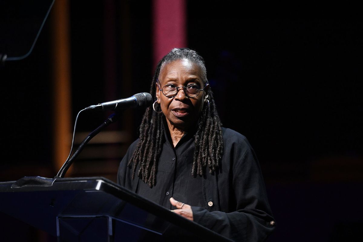 Whoopi Goldberg is honored with the Inaugural “Icon Award” at Comic Relief Live on December 9, 2024 at Jazz at Lincoln Center NYC. (Noam Galai/Getty Images for Comic Relief US)